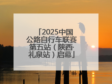 2025中国公路自行车联赛第五站（陕西·礼泉站）启幕