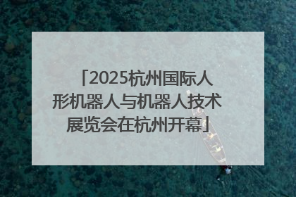2025杭州国际人形机器人与机器人技术展览会在杭州开幕
