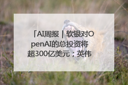 AI周报｜软银对OpenAI的总投资将超300亿美元；英伟达市值重回美股第一