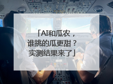 AI和瓜农，谁挑的瓜更甜？实测结果来了