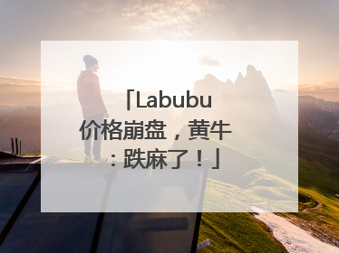 Labubu价格崩盘，黄牛：跌麻了！